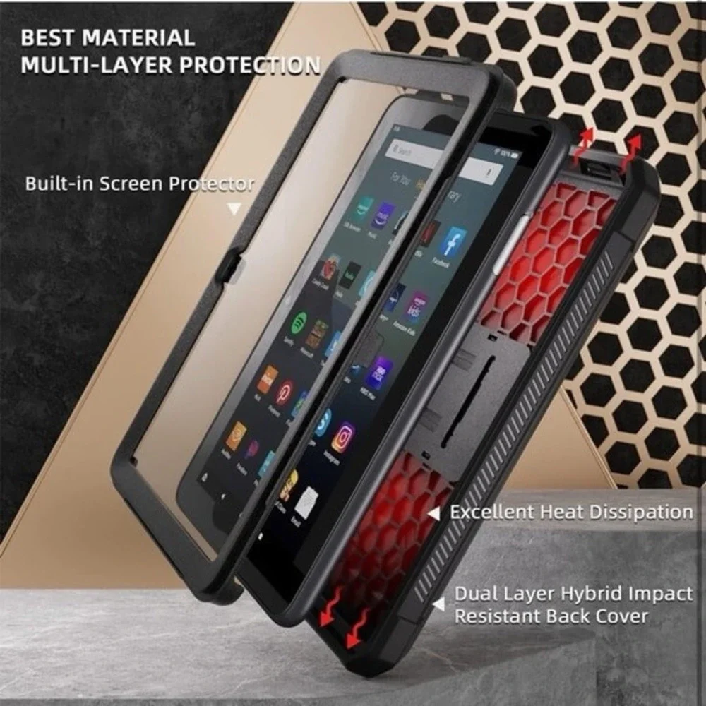 All-New Kindle Fire 7 Tablet Case (12th Gen, 2022 Release) - DJ&RPPQ Lightweight
